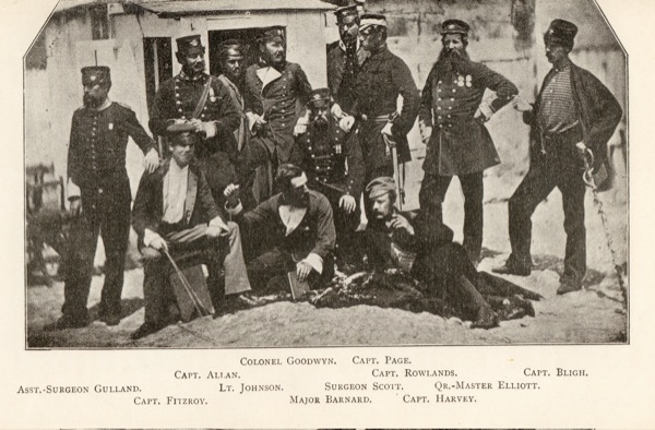 Group of Officers of the 41st (the Welch Regiment) in the Crimea, May 1856