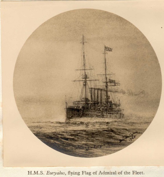 HMS Euryalus, flying Flag of the Admiral of the Fleet